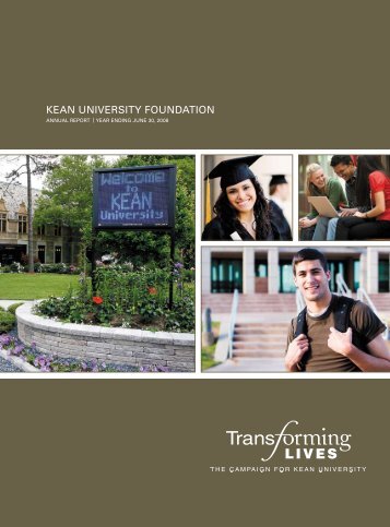 KEAN UNIVERSITY FoUNdATIoN