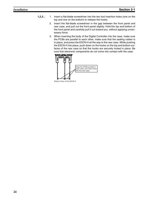 E5CNH E5AN-H E5EN-H Digital Controllers User's Manual - OMRON