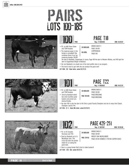 Saturday, June 23, 2012 at 11:00 am - D&H Cattle Company