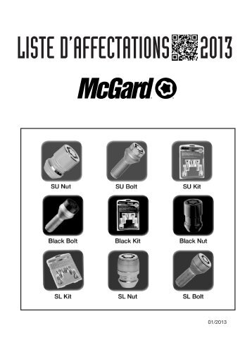 Guide de concordance - mcgard.de