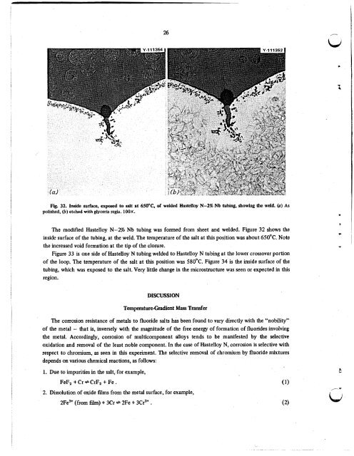 Evaluation of hastelloy N alloys after nine years exposure to both a ...