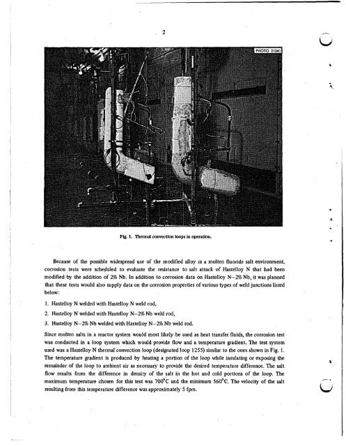 Evaluation of hastelloy N alloys after nine years exposure to both a ...