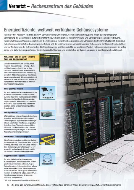 Enterprise Networks für Gebäudeautomatisierungslösungen - Panduit