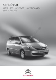 Preisliste Citroen C8, 3/2010 - mobilverzeichnis.de