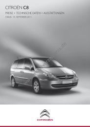 Preisliste Citroen C8, 9/2011 - mobilverzeichnis.de