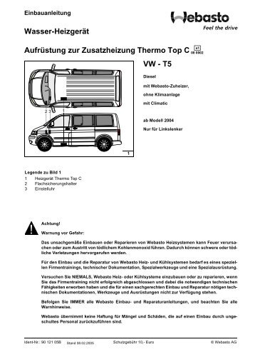 Wasser-Heizgerät Aufrüstung zur Zusatzheizung ... - VW-Bus-T4.de