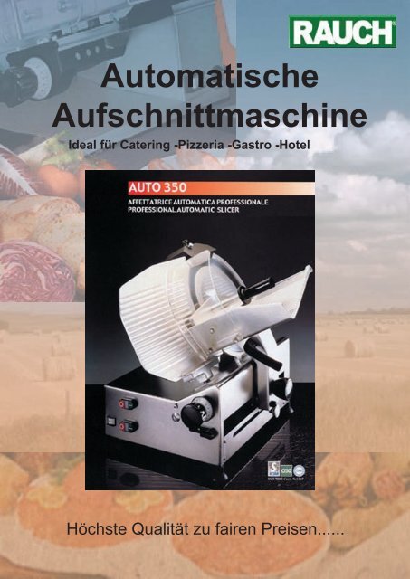 Automatische Aufschnittmaschine