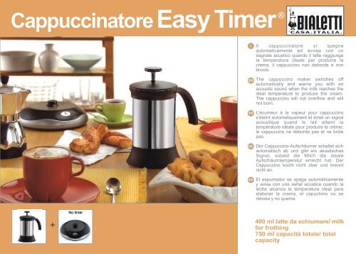 Cappuccinatore Easy Timer ® - Bialetti
