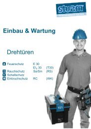 Drehtüren Einbau & Wartung - Sturm GmbH