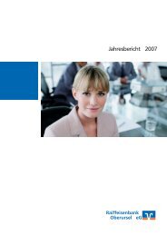 Geschäftsbericht 2007 1 - Raiffeisenbank Oberursel eG