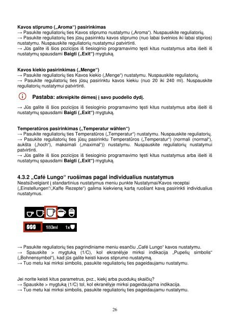 CafeRomatica 855/845/831/830 (PDF) - Nivona