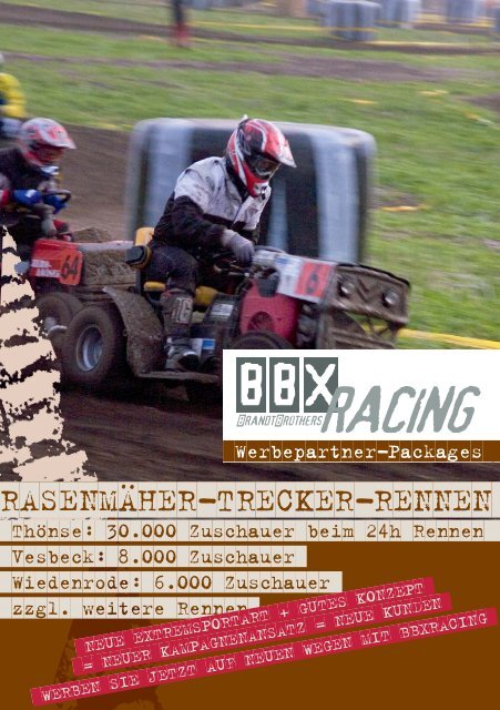 RASENMÄHER-TRECKER-RENNEN - BBX-Racing