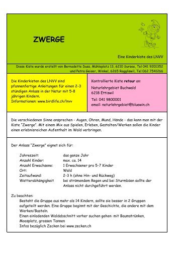 kiki_zwerge.pdf (159KB) - BirdLife Luzern
