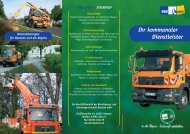 Informationsflyer Geschäftsbereich BBB-Umwelt - Beteiligungs- und ...