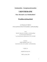 URINTHERAPIE Fachbereichsarbeit - Betriebsrat Tamsweg ...