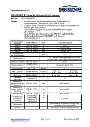 Produktdatenblatt MASTERBIT R333 nackt - MASTERPLAST