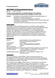 MASTERBIT 1K Bitumendickbeschichtung - Masterplast