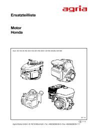 Motor Honda Ersatzteilliste