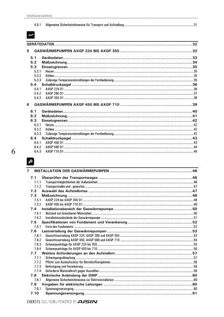 Technisches Handbuch D1 Modelle - Berndt-Enersys