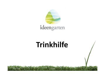 Trinkhilfe - ideengarten