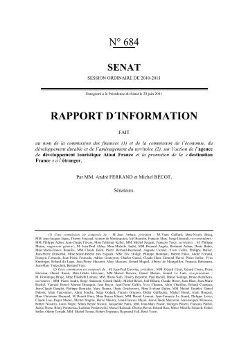 Le rapport au format pdf - Sénat