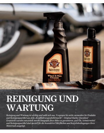 REINIGUNG UND WARTUNG