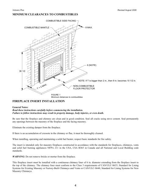 Volcano Plus manual (english) Modified.pdf - Supreme Fireplaces
