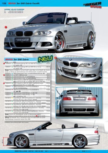 BMW 3er E46 Cabrio Facelift - TKC-Styling