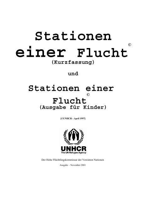 Rollenspiel - Stationen einer Flucht - UNHCR