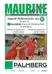 Maurine-Kicker 01/2013 - FC Schönberg 95