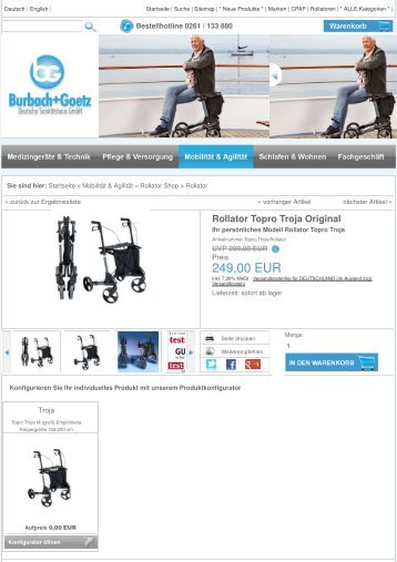 Rollator Topro Troja