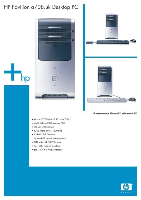 HP Pavilion a708.uk Desktop PC