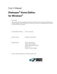 Diskeeper 9 Home Edition User's Manual