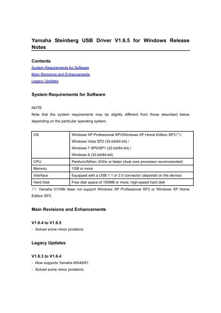 Yamaha steinberg usb driver not working mac pro Yamaha steinberg usb driver not working mac pro