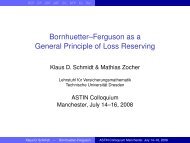 Bornhuetter--Ferguson as a General Principle of Loss Reserving