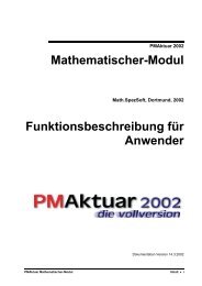 PMAktuar Mathematischer-Modul