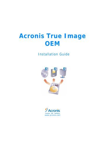 Acronis True Image OEM - PC MASCH