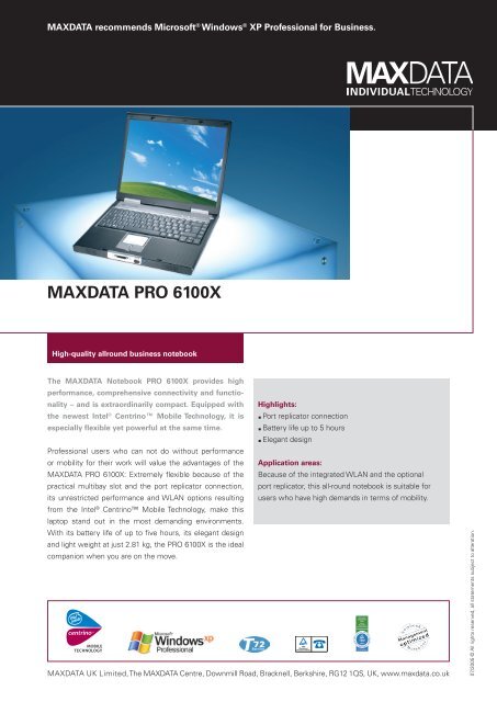 MAXDATA PRO 6100X
