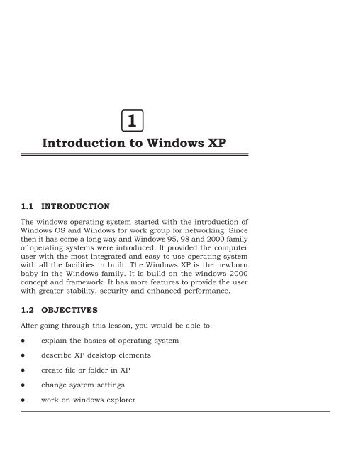 introduction to windows xp