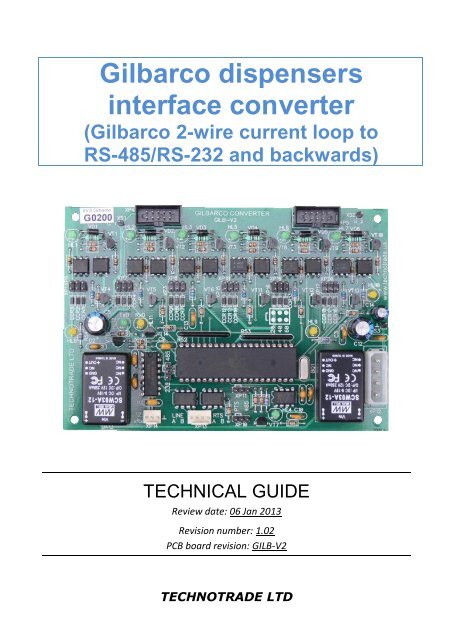 Gilbarco Converter Technical Guide Deliveryproducts