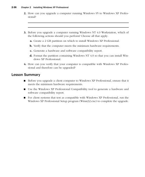 MCSA/MCSE Self-Paced Training Kit (Exam 70-270): Installing ...