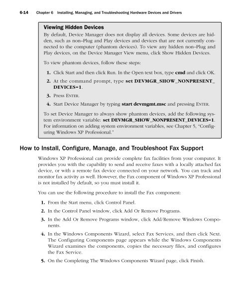 MCSA/MCSE Self-Paced Training Kit (Exam 70-270): Installing ...