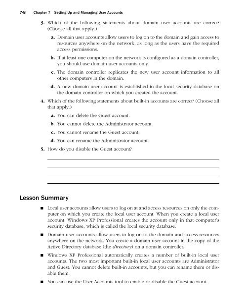 MCSA/MCSE Self-Paced Training Kit (Exam 70-270): Installing ...