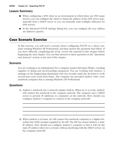 MCSA/MCSE Self-Paced Training Kit (Exam 70-270): Installing ...