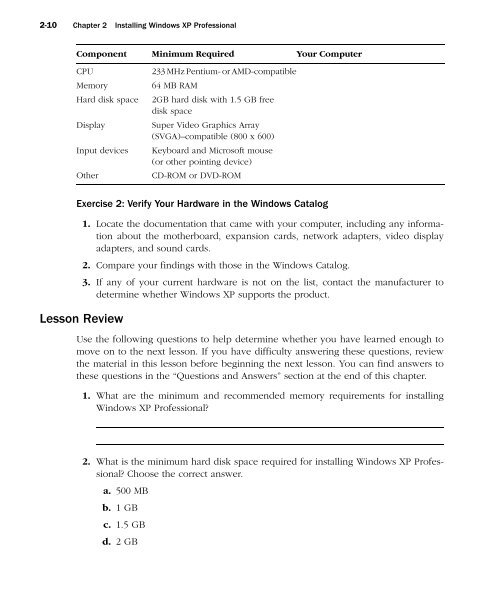 MCSA/MCSE Self-Paced Training Kit (Exam 70-270): Installing ...