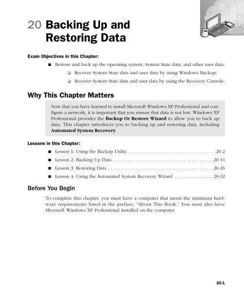 MCSA/MCSE Self-Paced Training Kit (Exam 70-270): Installing ...