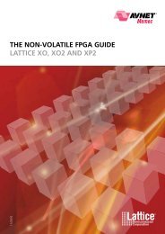THE NON-VOLATILE FPGA GUIDE LATTIcE XO, XO2 AND XP2