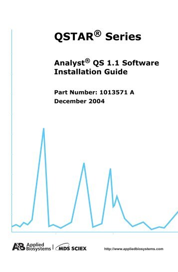 Analyst QS 1.1 Installation Guide.pdf - AFAB Lab