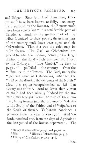 The genuine history of the Britons asserted against Mr. Macpherson ...