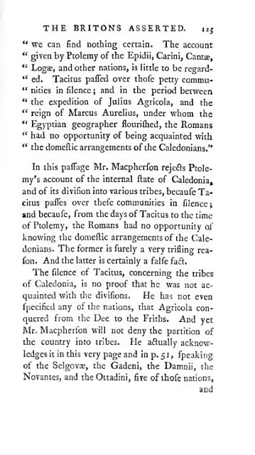 The genuine history of the Britons asserted against Mr. Macpherson ...